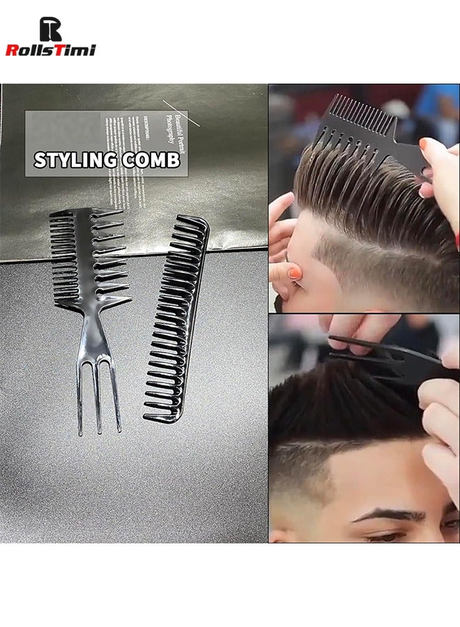 RollsTimi  Styling Hair Comb 10PCS Hair Stylists Professional Styling Comb Set Variety Pack Great for All Hair Types & Styles - Image 5