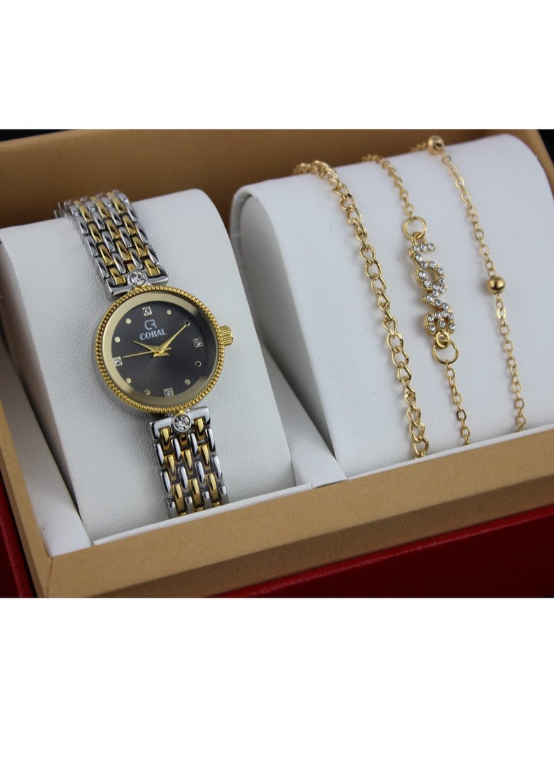 Reclaim with Argireline Women's evening watch set 