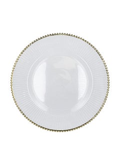 La Mesa La Mesa gold glass charger plate 13"  - Image 1