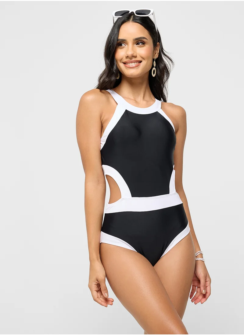 ايلا Contrast Trim Suimsuit