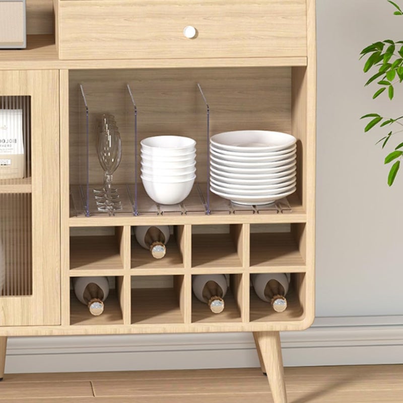 klarako Plastic Handbag Display Case for Closet, Plastic Bag Divided Organizer Adjustable Handbag and Purse Organizer Adjustable Divided Purse Organizer for Closets, 16.06x9.44x8.07 Inch - Image 5