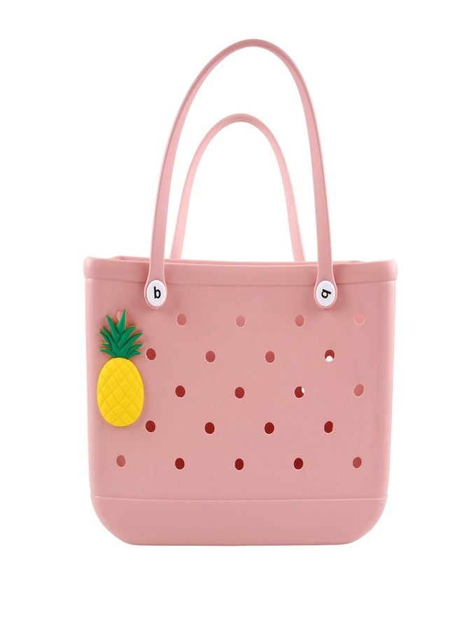 Vagocom 5 Inches Fruit Charm Accessory for Bogg Bag and Simply Southern Tote, Large Pineapple Stytle Insert Decorative for Rubber Beach Handbag - Image 3