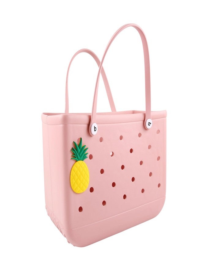 Vagocom 5 Inches Fruit Charm Accessory for Bogg Bag and Simply Southern Tote, Large Pineapple Stytle Insert Decorative for Rubber Beach Handbag - Image 4