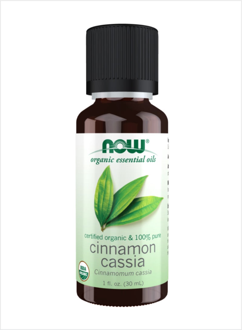 NOW Cinnamon Cassia Essential Oil - 100% Pure & Comforting Scent, 30ml