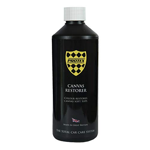 PROTEX World Convertible Soft Top Canvas Restorer Black 1ltr. - Colour Restores Like New - Image 1