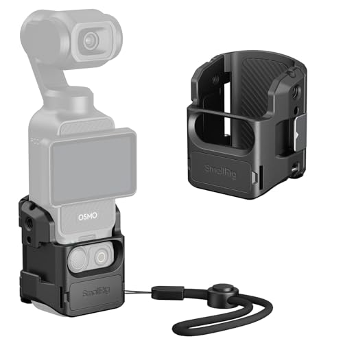 SmallRig Expansion Adapter Accessorie for DJI Osmo Pocket 3, Aluminium Protective Cage, 52g Lightweight Mount for Pocket 3, with Cold Shoe Mount, 1/4"-20 Threaded Toles and Claw Ports - Image 1