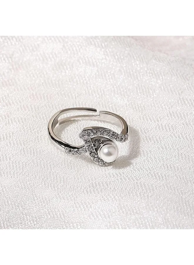 فويلا Voylla Silver-Plated Brass Ring