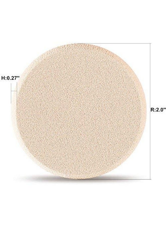 OWLFAVO - Kooba 4Pcs Round Makeup Sponges Supplement, Beauty Face Primer Compact Powder Puff, Blender Sponge Replacement For Cosmetic Flawless Foundation, Sensitive And All Skin Types - Image 1