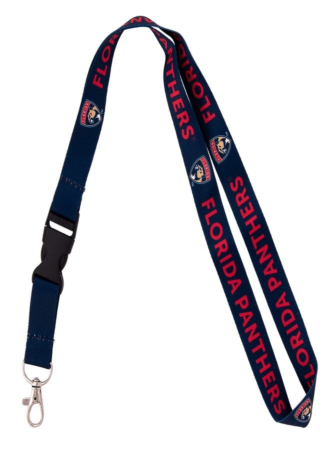 Desert Cactus Florida Panthers Lanyard NHL National Hockey League Car Keys ID Badge Holder Keychain Detachable Breakaway Snap Buckle (Lanyard 2 - Blue) - Image 2