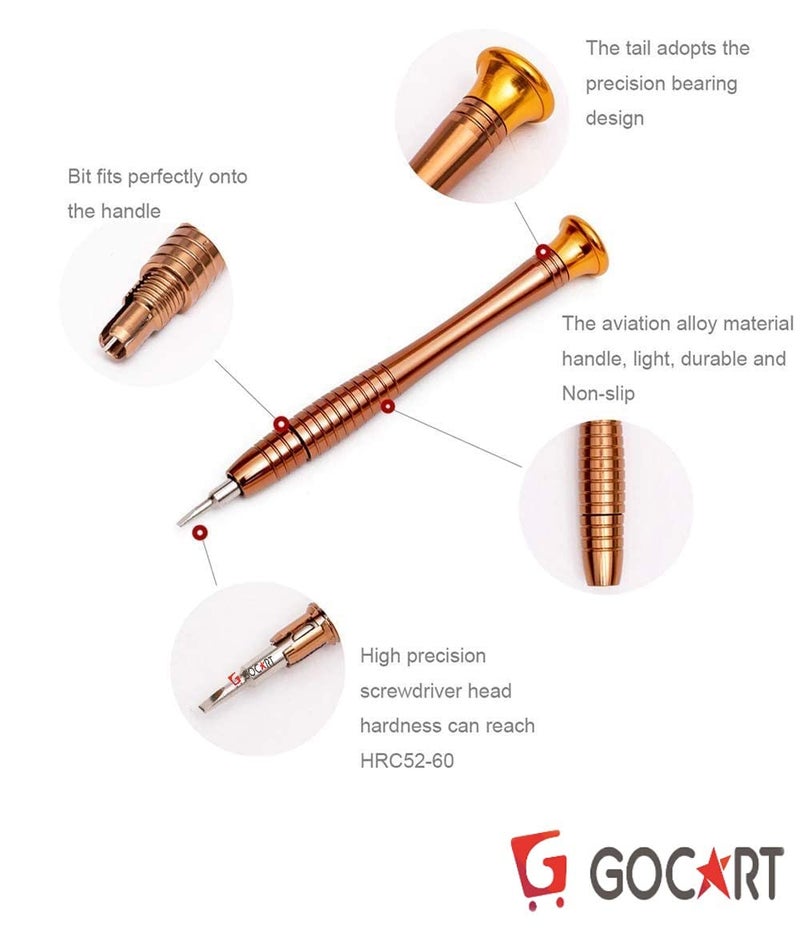 GOCART WITH G LOGO GOCART WITH G LOGO 02GC002-25IN1TK Screwdriver Set Silver, Small - Image 3