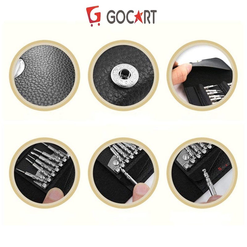 GOCART WITH G LOGO GOCART WITH G LOGO 02GC002-25IN1TK Screwdriver Set Silver, Small - Image 4