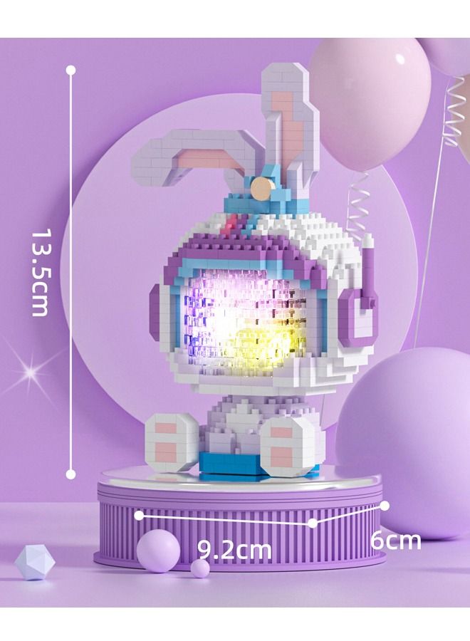 688-Piece StellaLou Mini Building Sets, Micro Blocks Cool Small Toys with Led Lighting Kit, Stacking Blocks Construction Series Assembling Building Blocks Intelligent Development Toys - Image 3