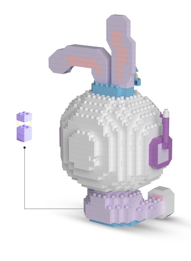 688-Piece StellaLou Mini Building Sets, Micro Blocks Cool Small Toys with Led Lighting Kit, Stacking Blocks Construction Series Assembling Building Blocks Intelligent Development Toys - Image 2