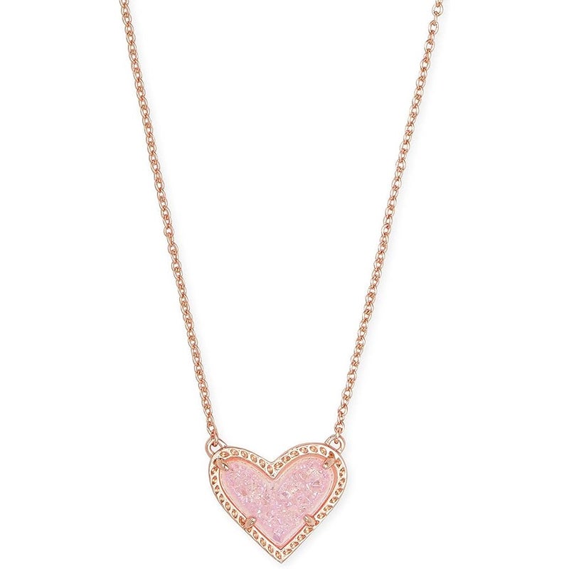 كيندرا سكوت Kendra Scott Ari Heart Adjustable Length Pendant Necklace for Women, Fashion Jewelry - Image 1