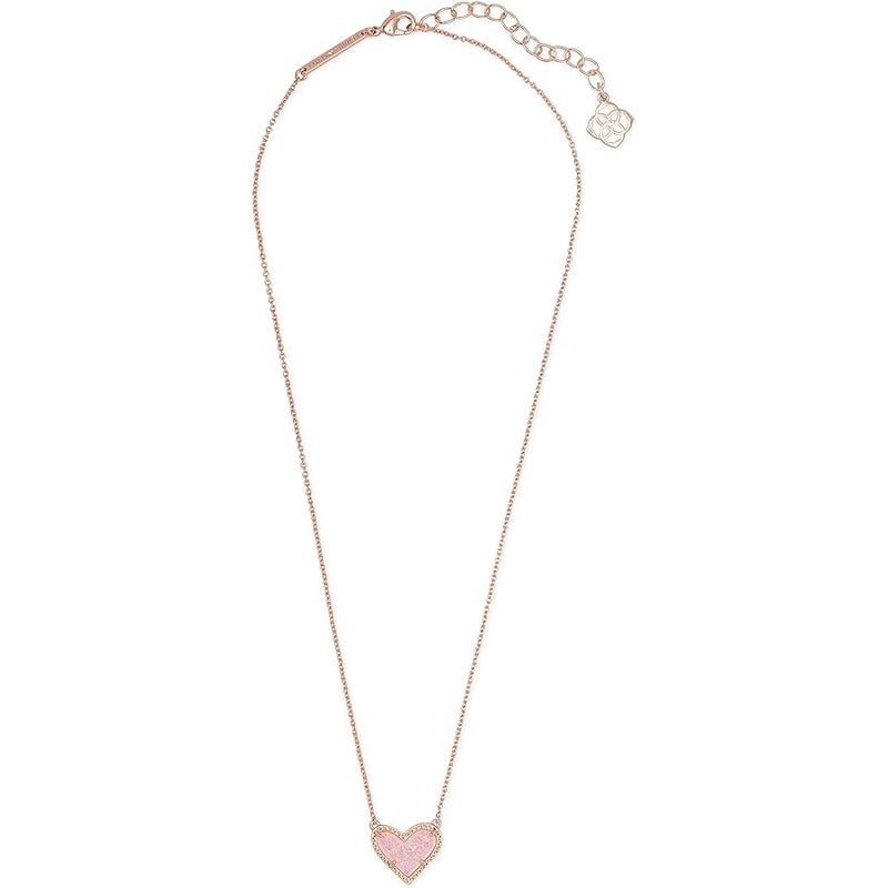كيندرا سكوت Kendra Scott Ari Heart Adjustable Length Pendant Necklace for Women, Fashion Jewelry - Image 2