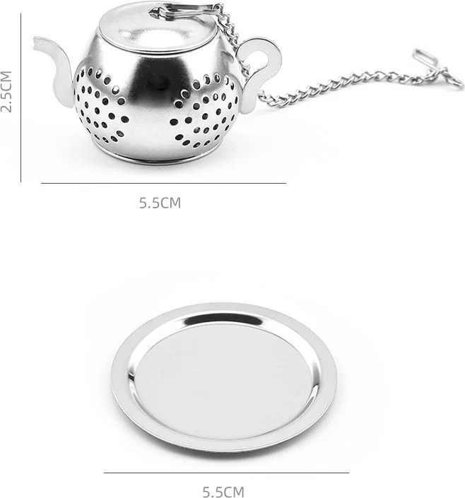 Chavin Stainless Steel Tea Brewing Apparatus and Mat Herbal Tea Brewing Strainer CIN634
