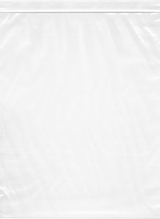 Plymor 12" x 15", 4 Mil Heavy Duty Plastic Reclosable Zipper Bags Pack of 100 ZLB4MC12x15 100 - Image 4