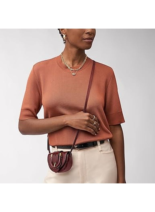 FOSSIL Fossil Women's Harwell Leather Micro Flap Crossbody  - Image 5