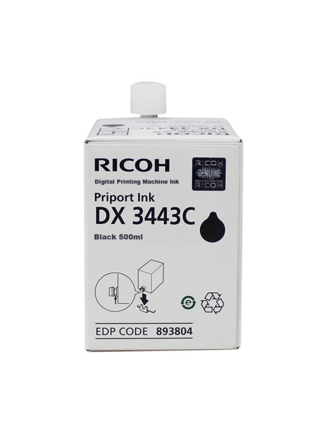 RICOH Dx3443c (500cc/bottle*5) Black Ink, Compatible With Dx3443c/dd3344c - Image 1