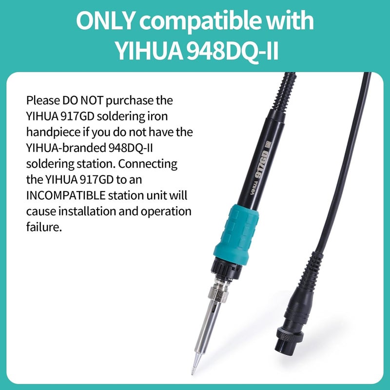 YIHUA 917GD Replacement Soldering Iron HandpieceHandle ONLY for YIHUA 948DQII - Image 2