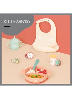 babymoov Learn Isy 4 Pieces Silicone Meal Set For Babies, Bpa Free And Dishwasher Safe , 15 - 24 Months – Terracotta Fox  - Image 5