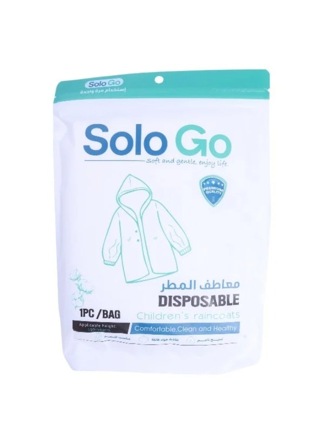 Children's Disposable Raincoat, 100 x 140 cm, 1 Piece