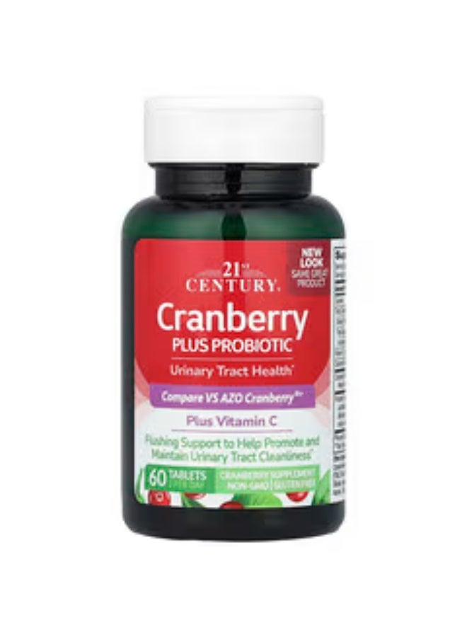 21st Century Cranberry with Probiotic 60 Tablets - Image 3