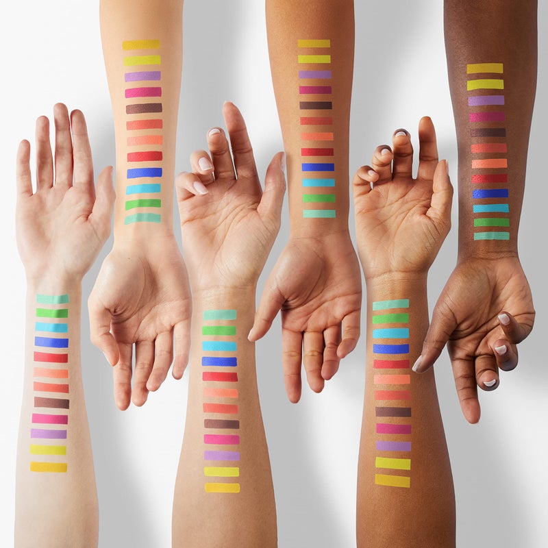 docolor Eyeshadow Palette 54Colors Gemstone Eye Shadow Palette Highly Pigmented Mattes Glitter Shimmers Smokey Cream Powder Blendable Long Lasting Waterproof Colorful Professional Makeup Palette - Image 4