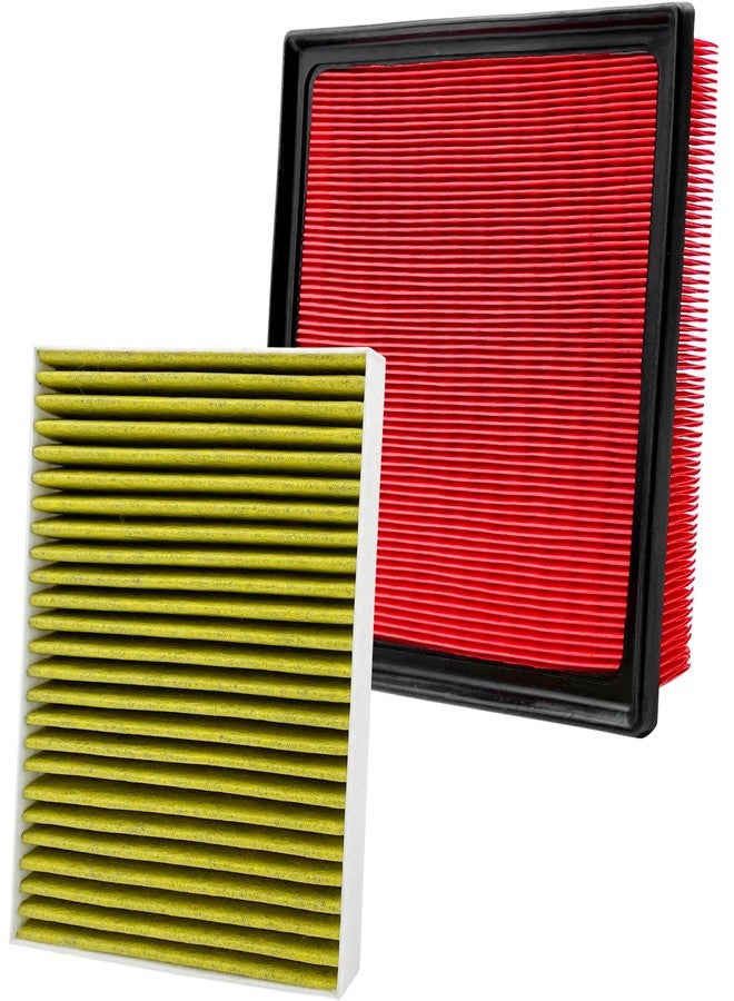 Capume 2PCS Cabin Engine Air Filter Kit Fits for 2019-24 ES350,2022-24 NX250, 2022-24 NX350,2019-22 AVALON,2018-24 CAMRY,2020-24 HIGHLANDER,2019-24 RAV4,CF12157,CA12377,87139-0E040,17801-F0050 - Image 1