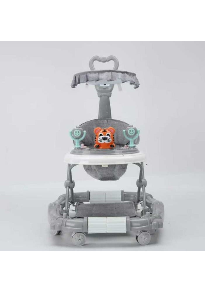 Generic - Multifunctional baby walker with umbrella and steering handle - playful design in a variety of colors - Image 1