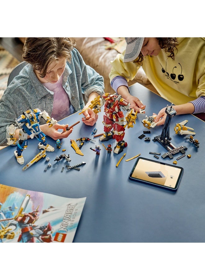 LEGO NINJAGO The Twin Titan Mechs 71870 Building Toy Set (1016 Pieces) - Image 4