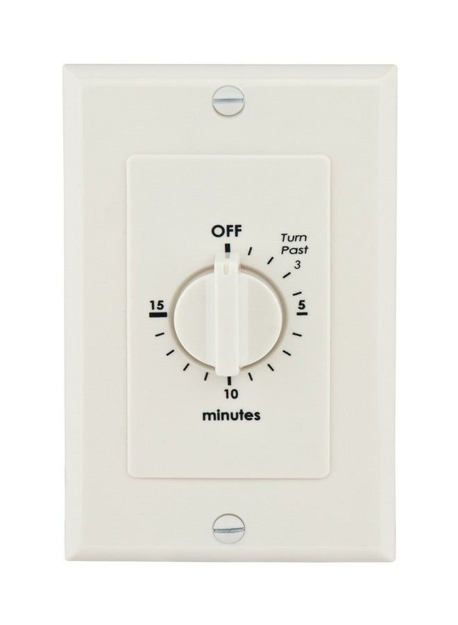 Reliance Controls WB015A Spring-Wound In-Wall Timer, 15-Minute, Almond