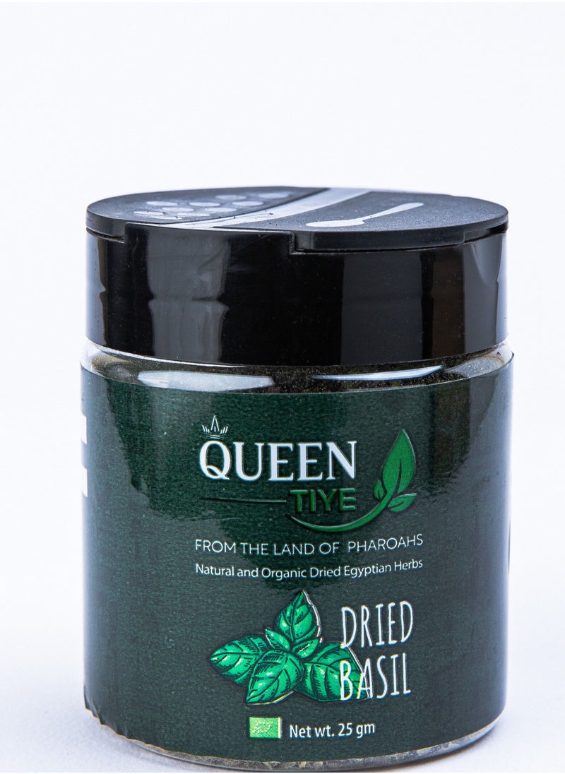 QUEEN TIYE - Queen Tiye Organic Dried Basil Herbs 25 gm - Image 1