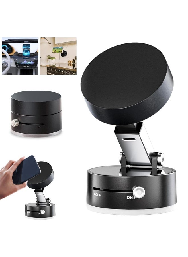 Magnetic Car Phone Holder – Sleek Design & Ultra-Strong Grip – One-Hand Operation w - Image 1