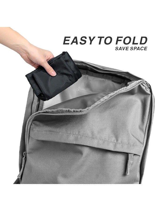 YelaJoy Drawstring Backpack, Sports Water Resistant String Bag,  Sport Gym Sackpack for Women Men  Party Gym Sport Trip, Large with Zipper, (Black) - Image 5