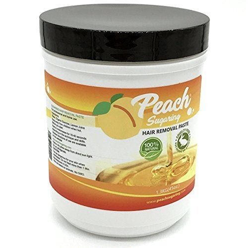 Sugaring Paste Medium  Peach Sugaring Organic Hair Removal Wax 45 Oz