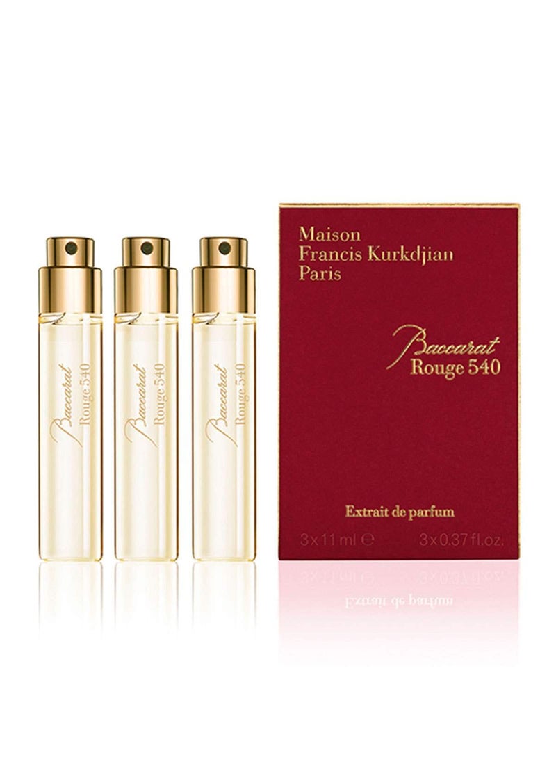 MAISON FRANCIS KURKDJIAN - Maison Francis Kurkdjian MFK Baccarat Rouge 540 Extrait 037 Fl Oz Set of 3 - Image 1