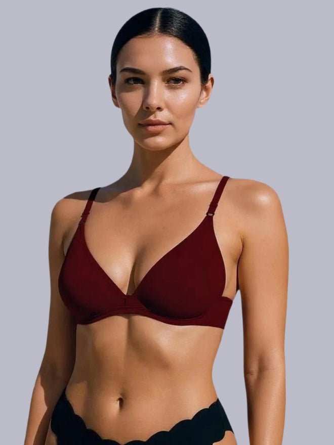 Eden Pack of 2 - Non-Padded Non Wired Cotton Blend T-Shirt Bra - Image 2
