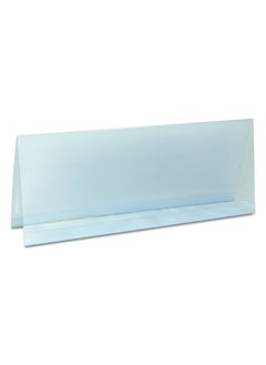 C-Line C-Line Plastic Name Tent Holders, 4-1/4 x 11 Inches, Clear, Pack of 25 (87507)  - Image 2