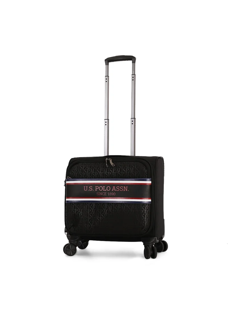 U.S. Polo Assn. U.S. Polo Assn. Pilot Trolley Bag | 17" Cabin Approved Carry-On Luggage with Spinner Wheels &amp; TSA Lock