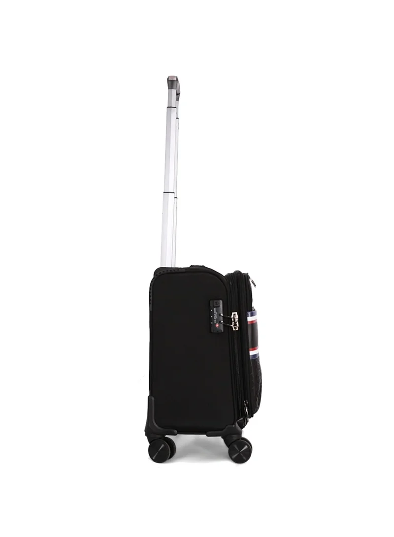 U.S. Polo Assn. U.S. Polo Assn. Pilot Trolley Bag | 17" Cabin Approved Carry-On Luggage with Spinner Wheels &amp; TSA Lock