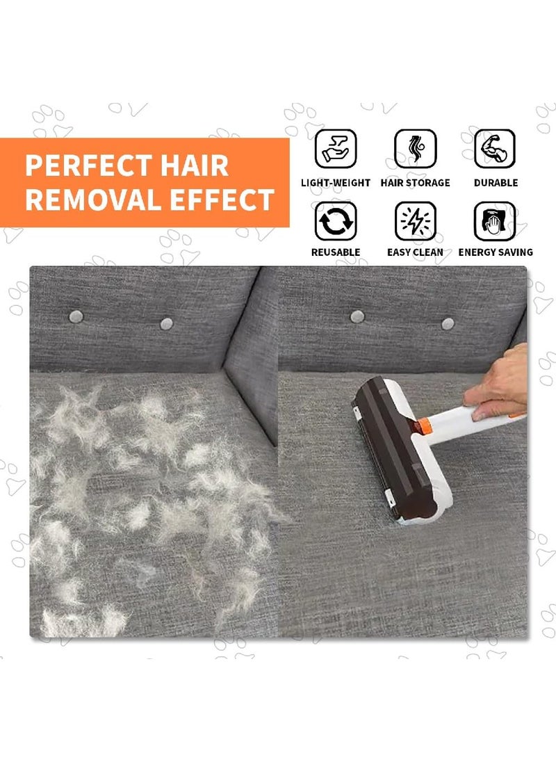 Prostuff.in Prostuffin Portable Lint Rollers SelfCleaning Pet Fur Removal Tool Reusable Perfect for Furniture Couch Carpet Clothes Car Seats Efficient Tools for Removing Sticky Pet Hair Multicolour 1Pcs  - Image 5