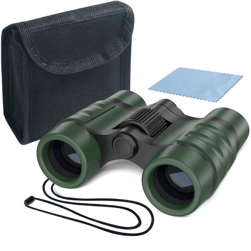 ESSENSON Binoculars for Kids Toy Gift for 3 4 5 6 7 8 Year Old Boys Girls Kids Telescope Outdoor Toys for Sports and Outside Play Hiking Bird Watching Travel Camping Birthday PresentsGreen - Image 2