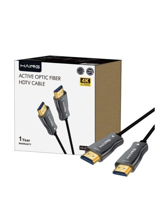 Haing Active Optic Fiber HDTV HDMI Cable 100M - Image 1
