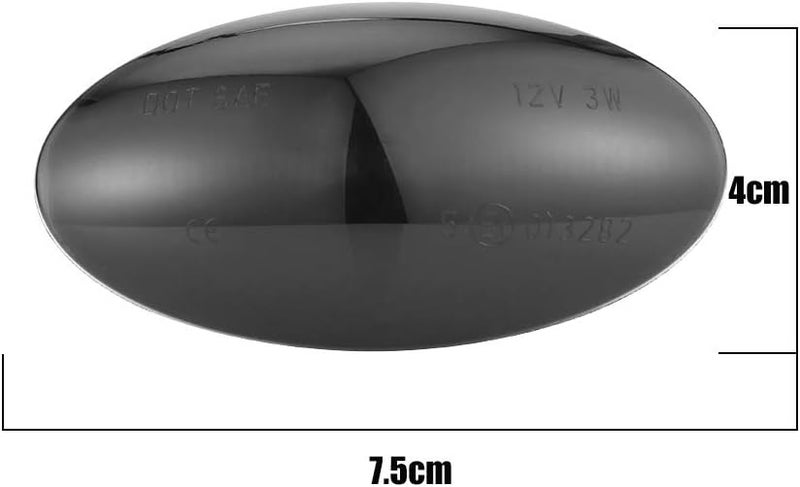 QASULER Dynamic Side Marker Turn Signal Lights - Image 4