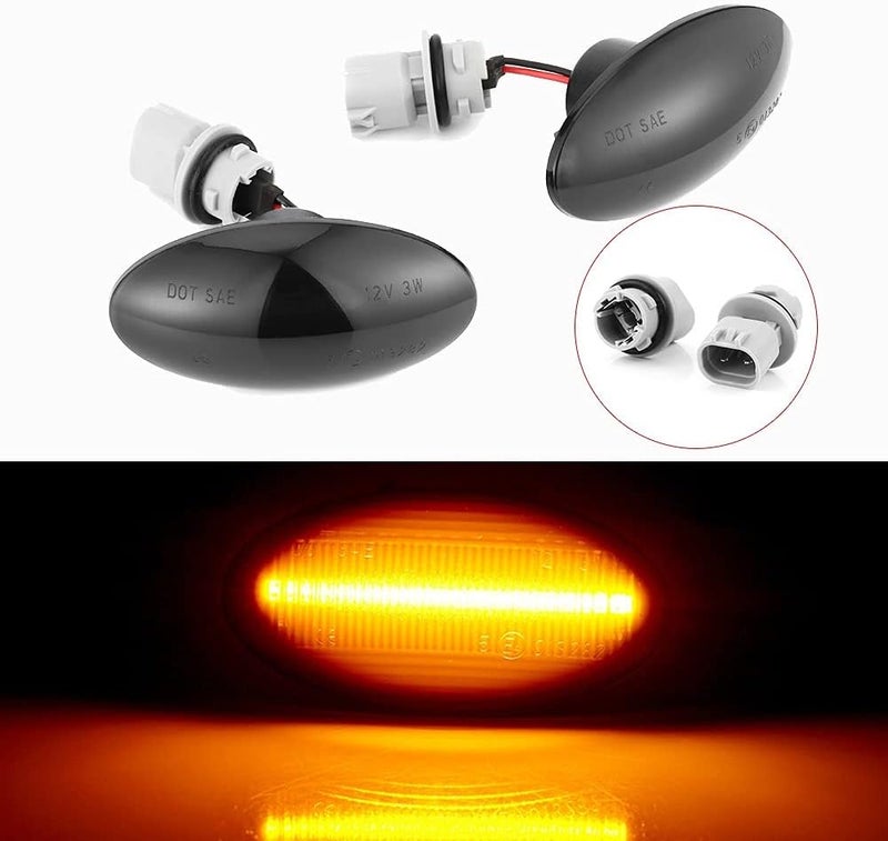 QASULER Dynamic Side Marker Turn Signal Lights - Image 5