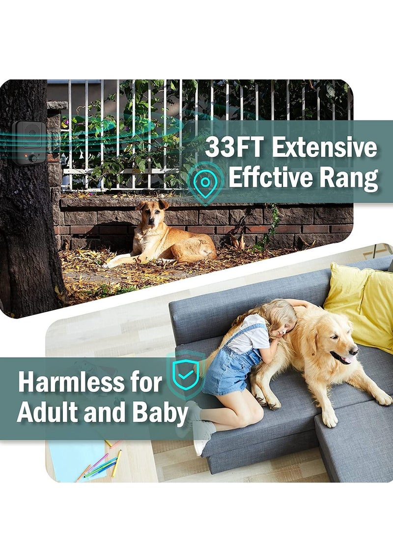 KASTWAVE Dog Anti Barking Device, 3 Frequencies Sensitivities Auto Dog Barking Deterrent Devices,33FT Dog Barking Control,Ultrasonic Stop Dogs Barking Pet Gentle Anti Barking Device Dogs Training  - Image 5