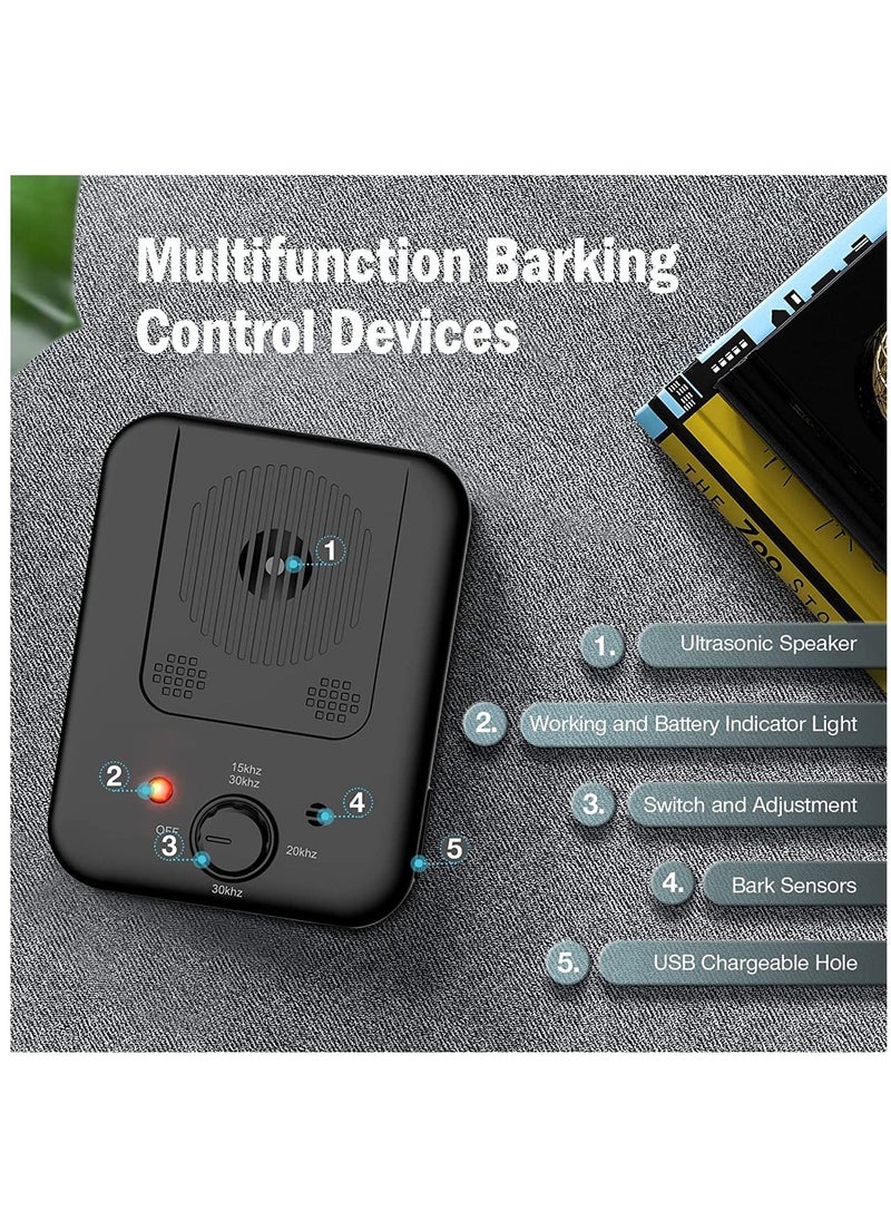 KASTWAVE Dog Anti Barking Device, 3 Frequencies Sensitivities Auto Dog Barking Deterrent Devices,33FT Dog Barking Control,Ultrasonic Stop Dogs Barking Pet Gentle Anti Barking Device Dogs Training  - Image 2