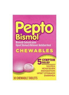 Pepto Bismol Pepto Bismol, Pepto Bismol® Chewables, 30 Chewable Tablets  - Image 1