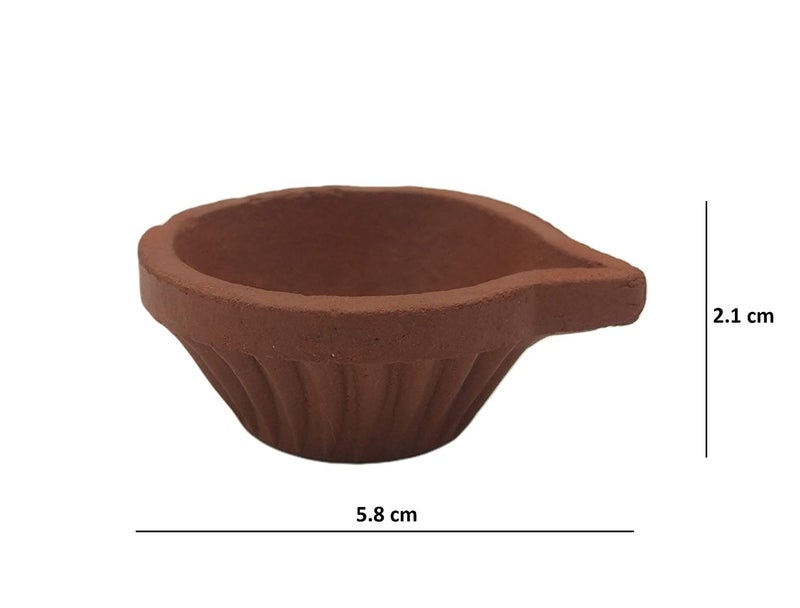 TILLAGEHandmade ClayTerracotta DiyasII Agal vilakku II Oil Lamps for Festival puja Diwali Decorationkarthigai deepam 50 - Image 5